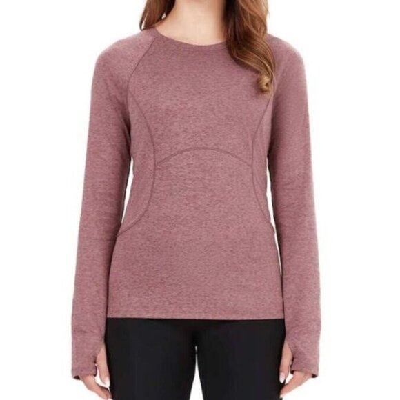 NWT Spyder Women's Size M Activewear Long Sleeve Shirt, Rose Red - Picture 1 of 6